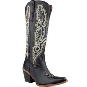 NWT Dan Post black Mignon Corona cowboy boots
